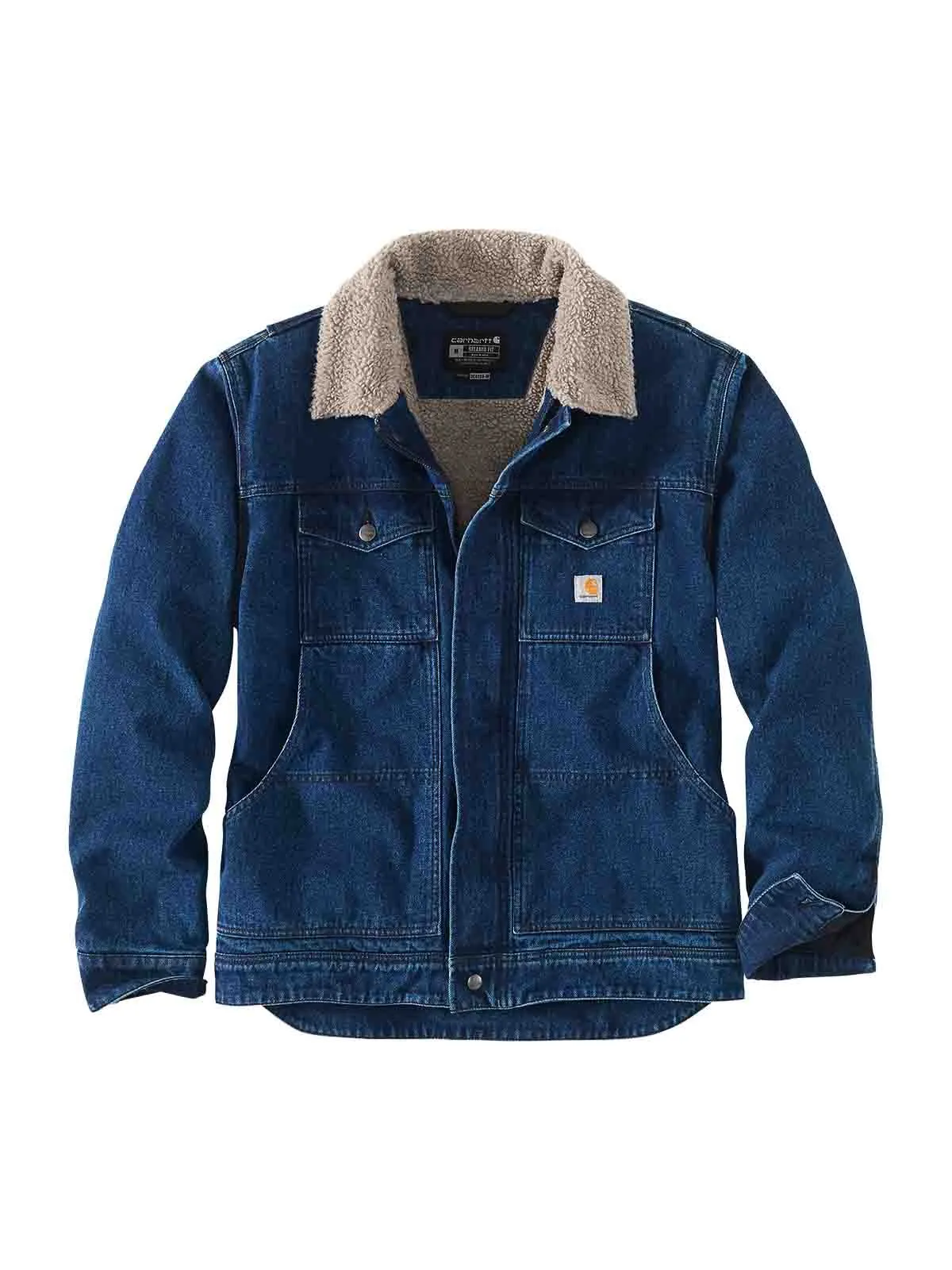 105478&#x20;Work&#x20;jacket&#x20;Denim&#x20;Sherpa&#x20;Lined&#x20;-&#x20;Carhartt