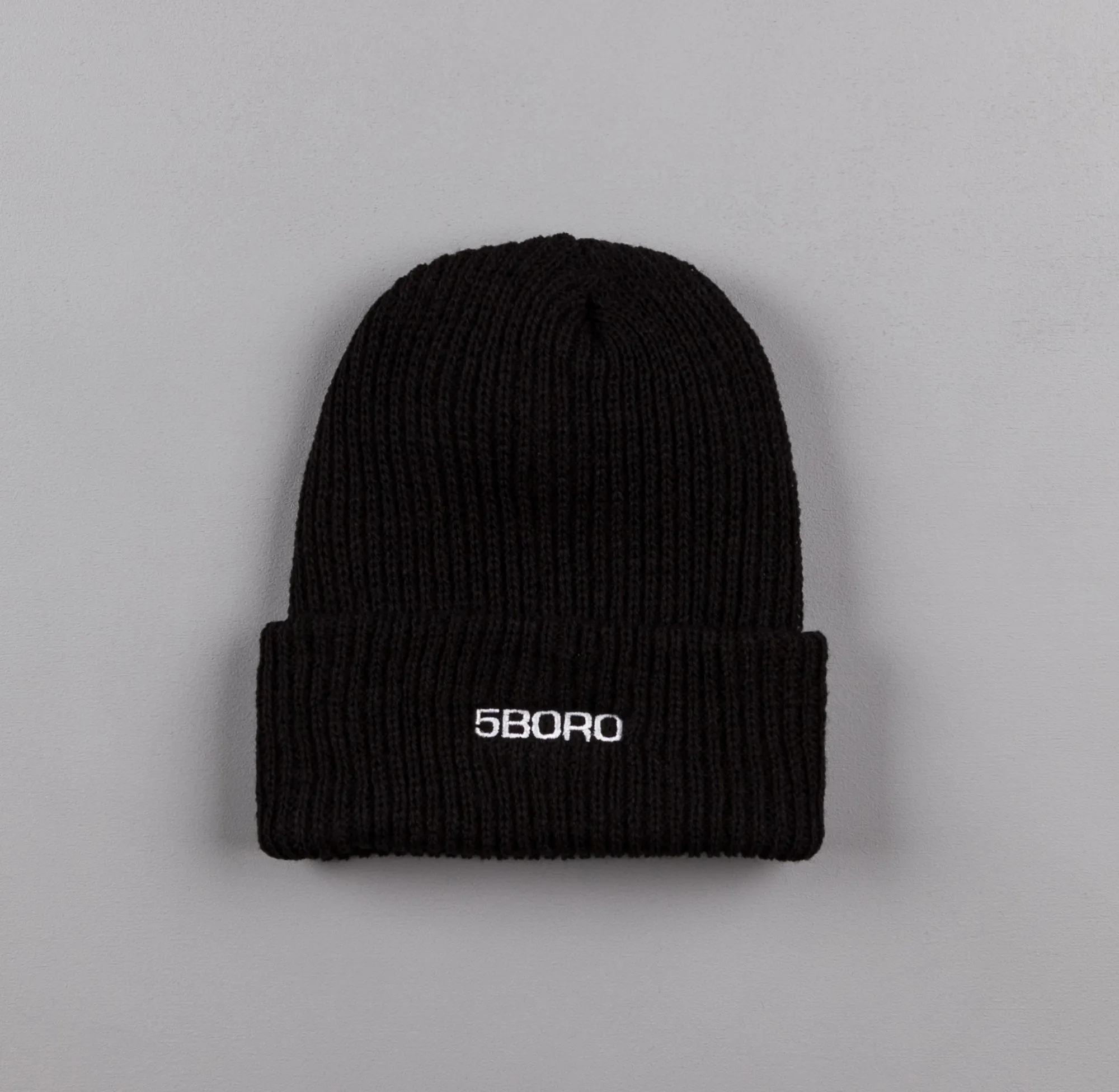 5Boro Logo Beanie - Black