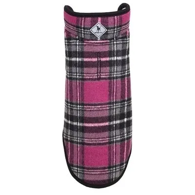 Alpine Jacket in Pink-Black Plaid