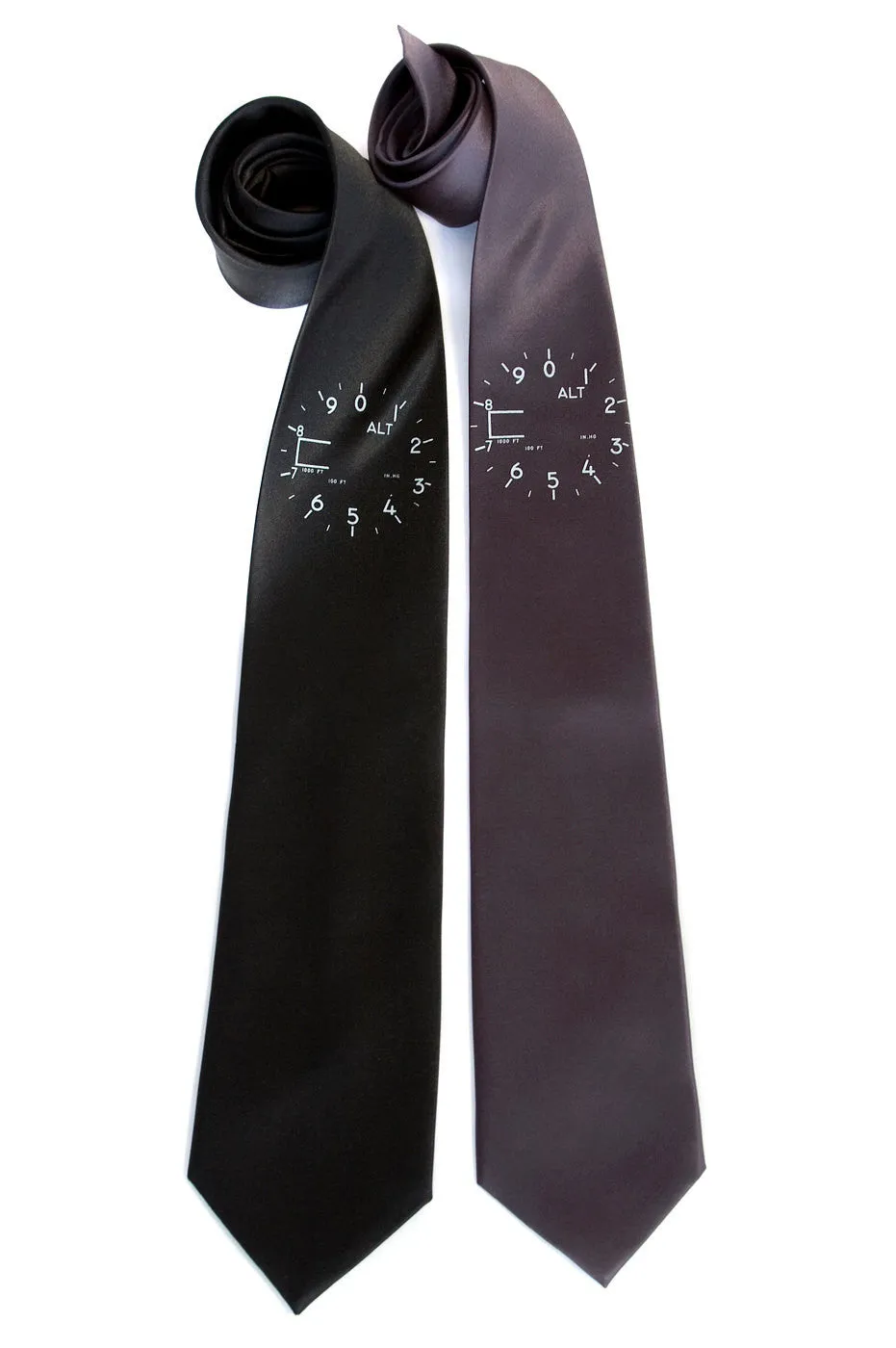 Altimeter Silk Necktie