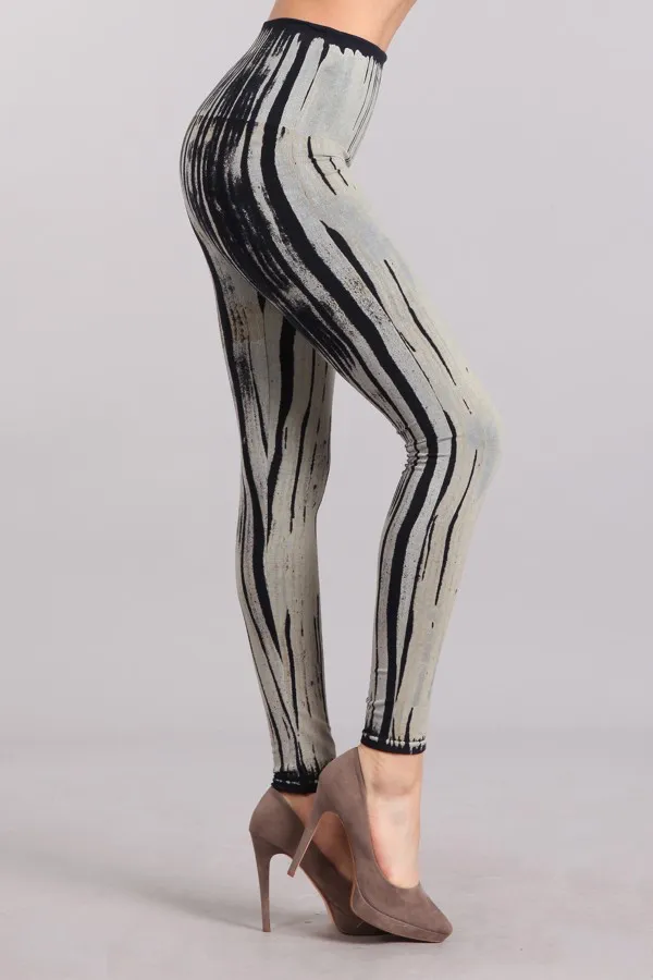 B2361USAY Patterned Leggings