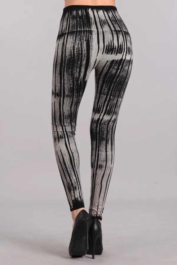 B2361USAY Patterned Leggings