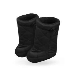 Baby Booties Toddler Sherpa Lined Non-Slip Winter Boots | Black