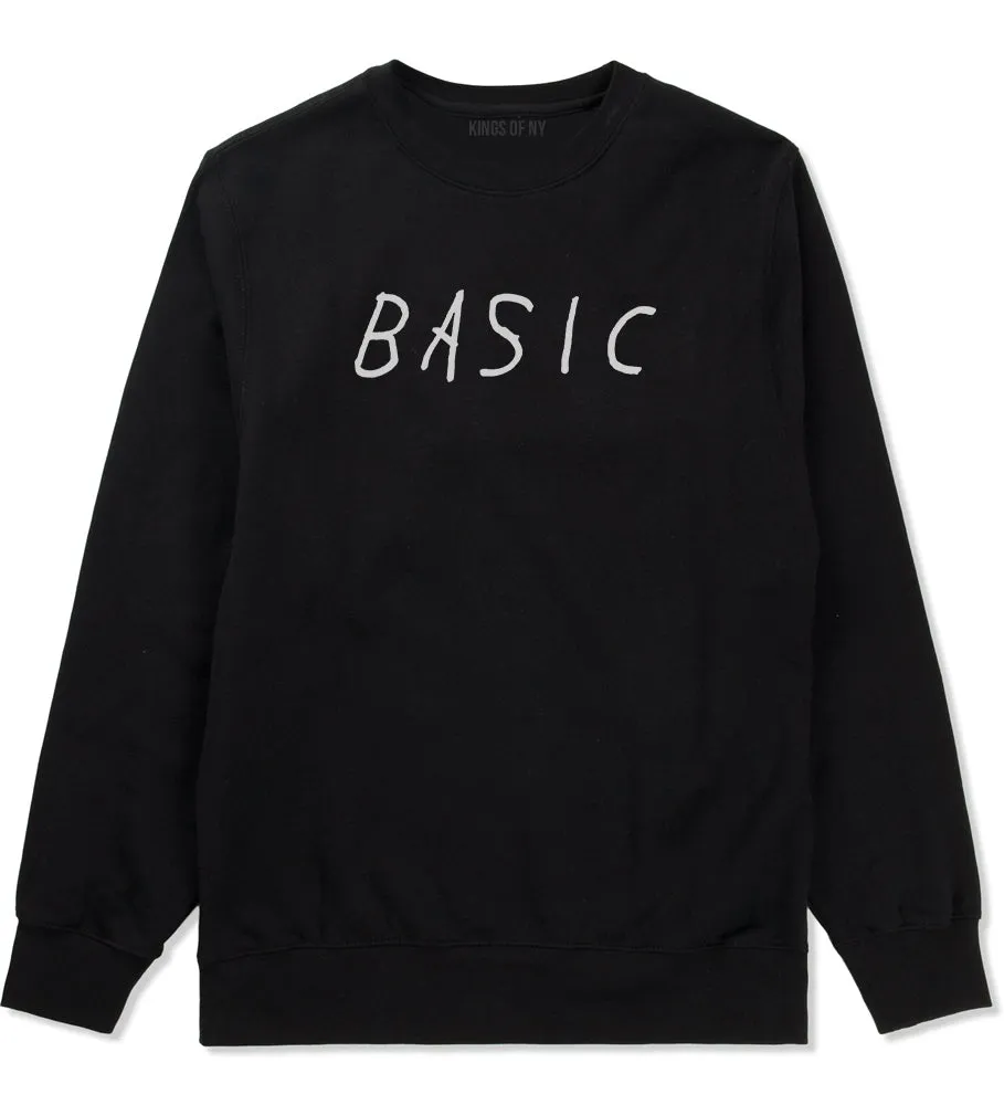 Basic Plain Mens Crewneck Sweatshirt