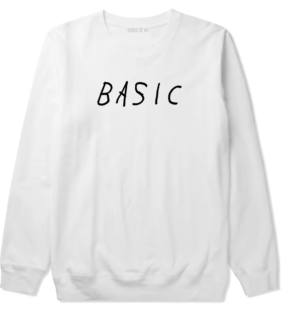 Basic Plain Mens Crewneck Sweatshirt