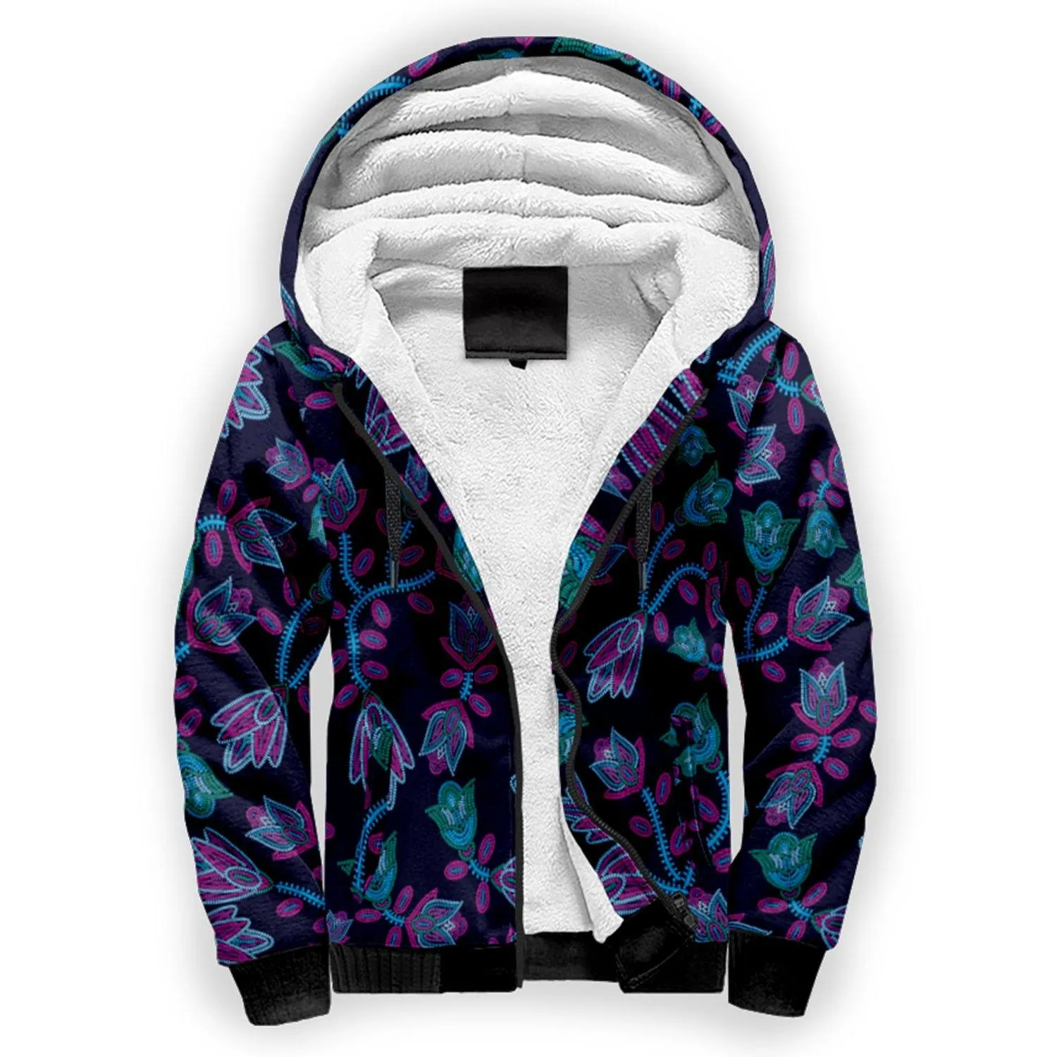 Beaded Nouveau Sherpa Hoodie