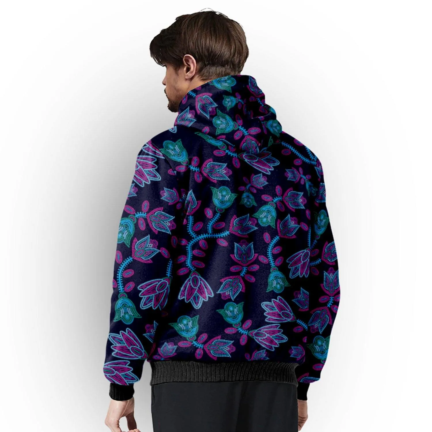 Beaded Nouveau Sherpa Hoodie