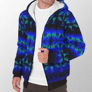 Between the Blue Ridge Mountains Sherpa Hoodie