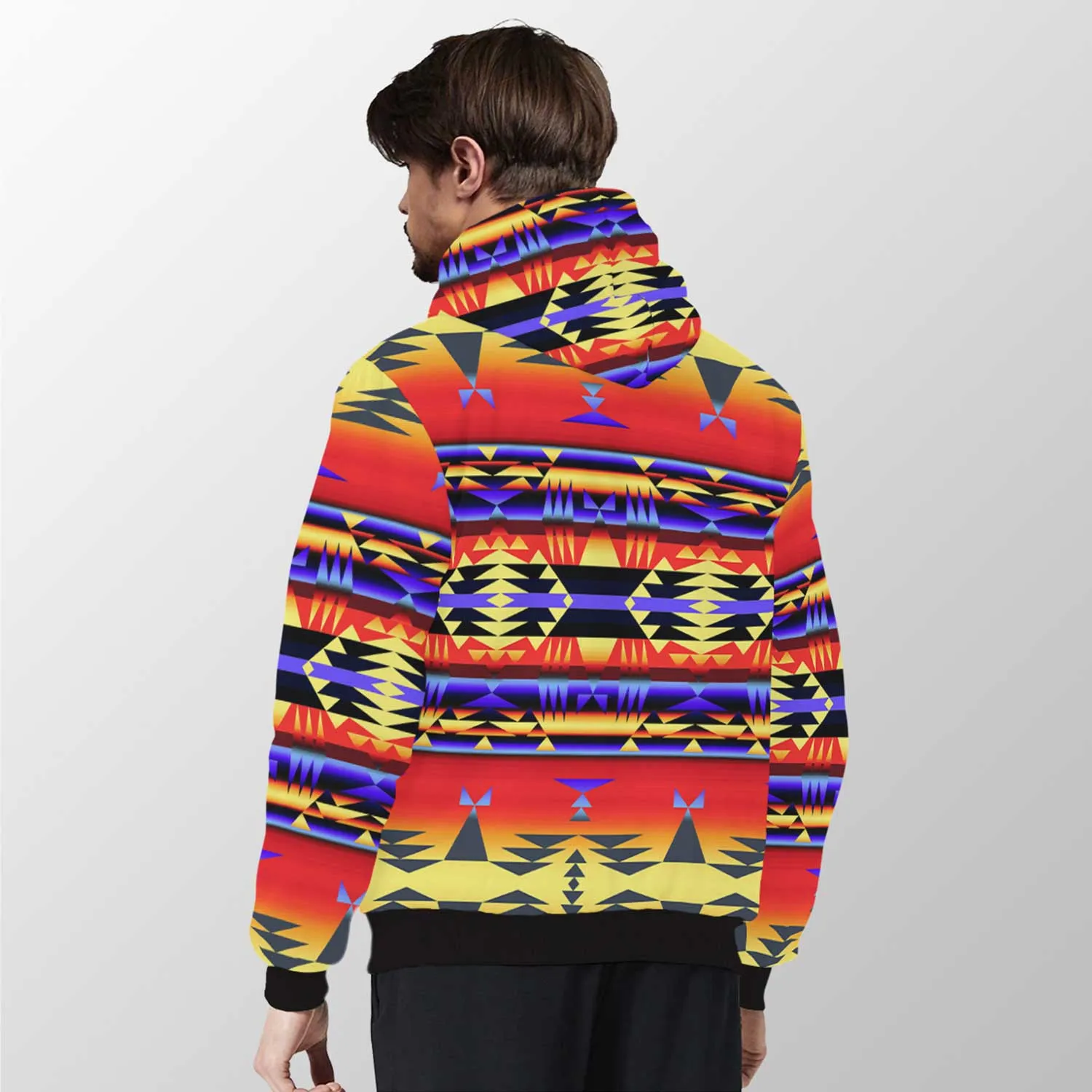 Between the San Juan Mountains Sherpa Hoodie