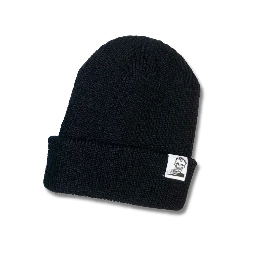 Black Logo Beanie