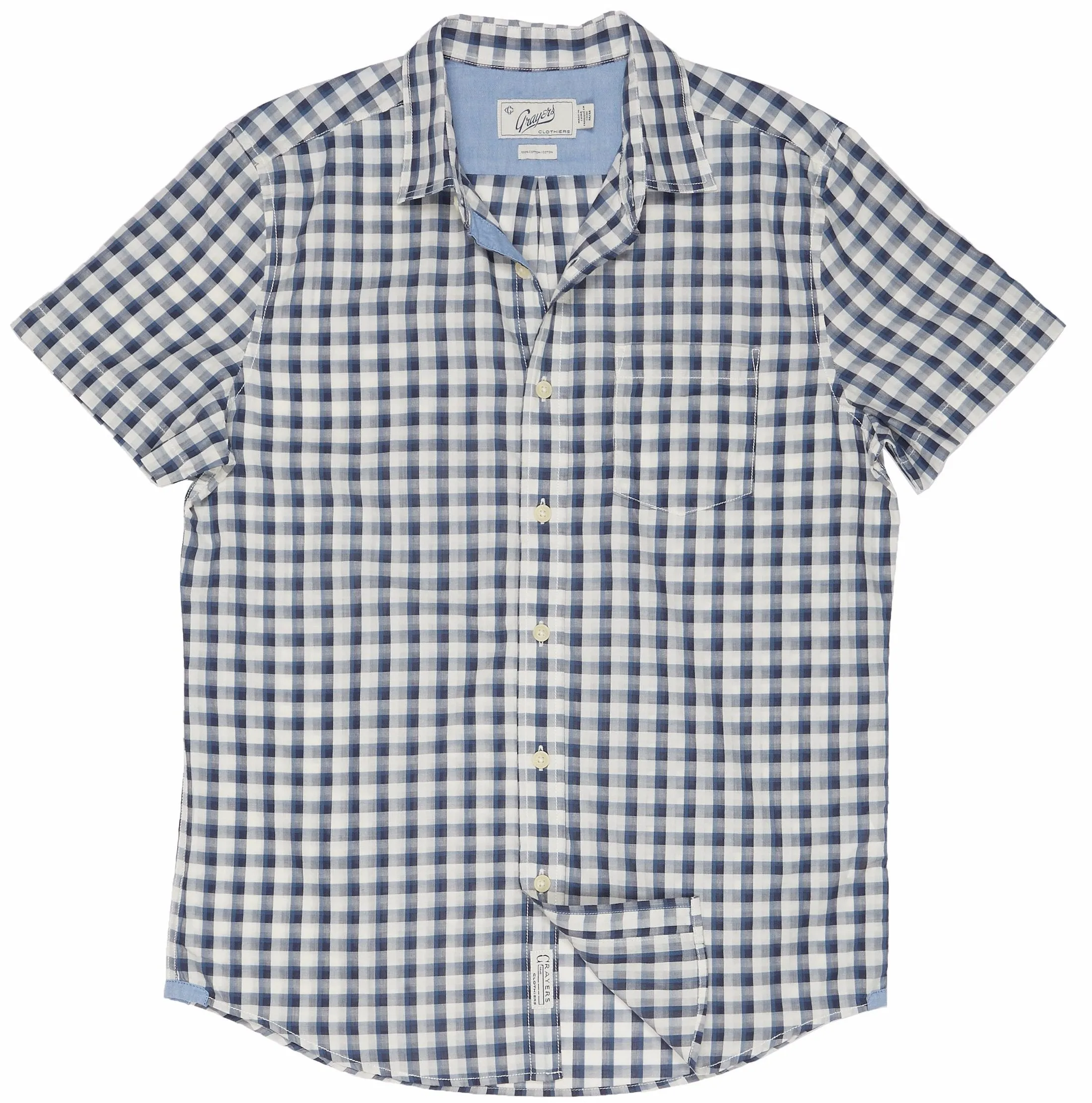 Blake Gingham - Navy Cream (Final Sale)