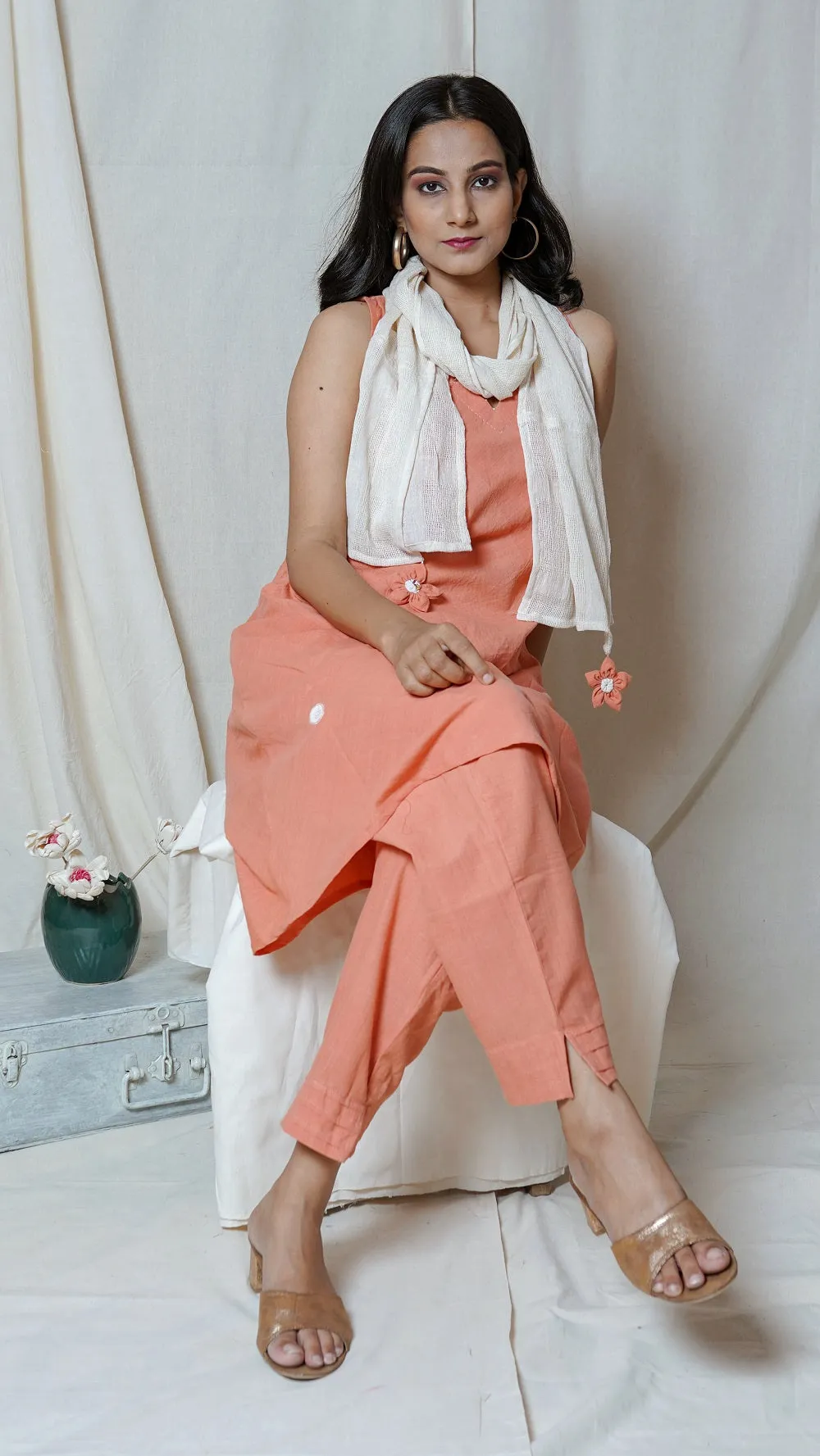 Blush tunic set