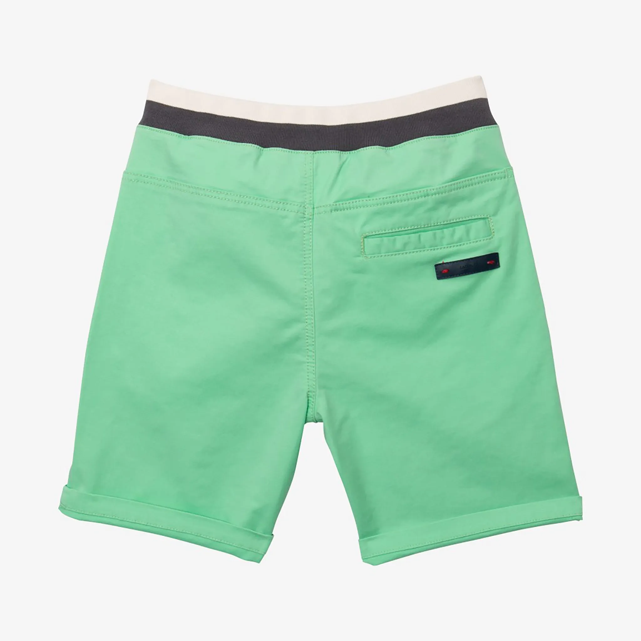 Boys' green Bermuda chinos