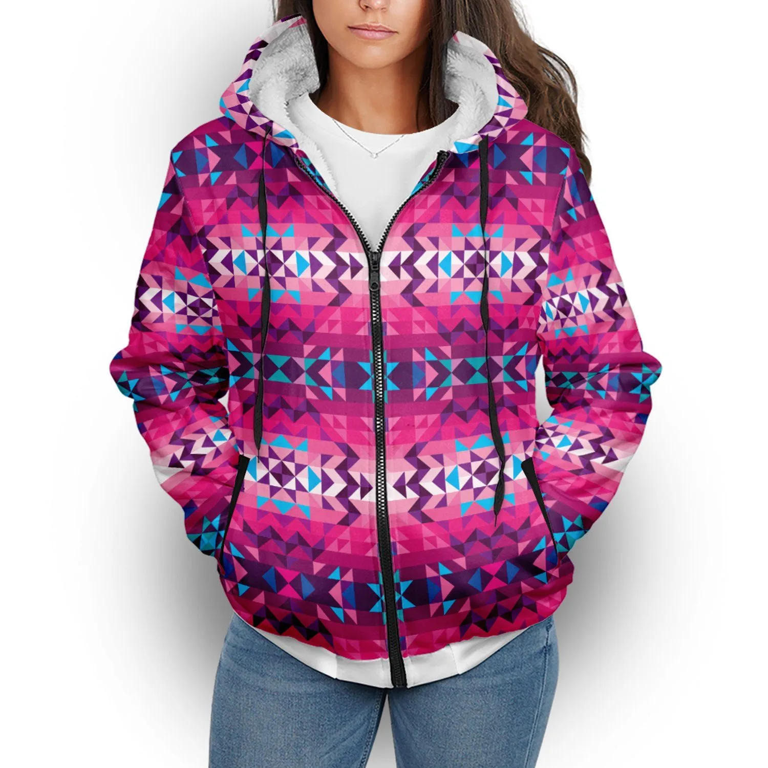 Bright Wave Sherpa Hoodie