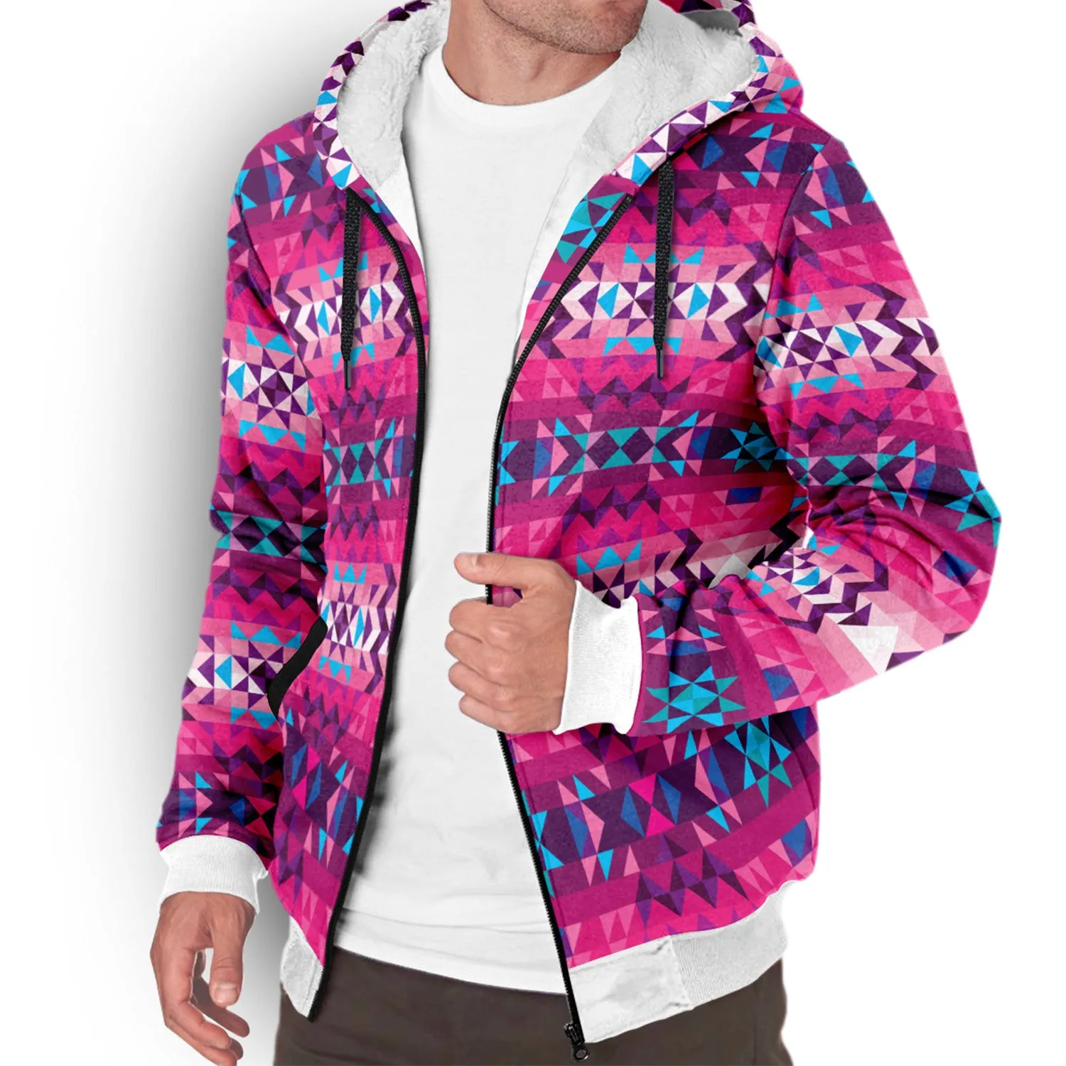 Bright Wave Sherpa Hoodie