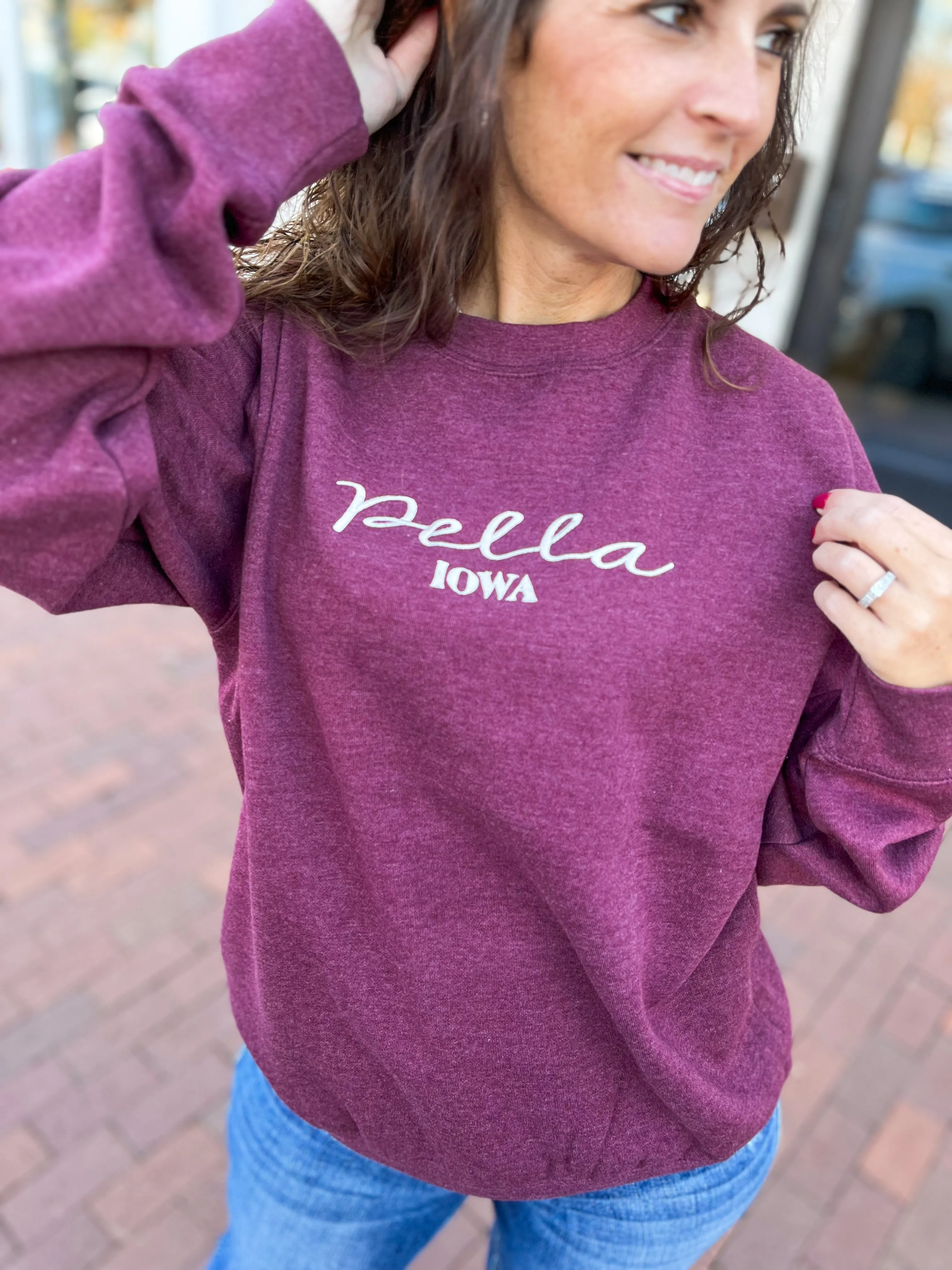 Burgundy Pella Sweatshirt