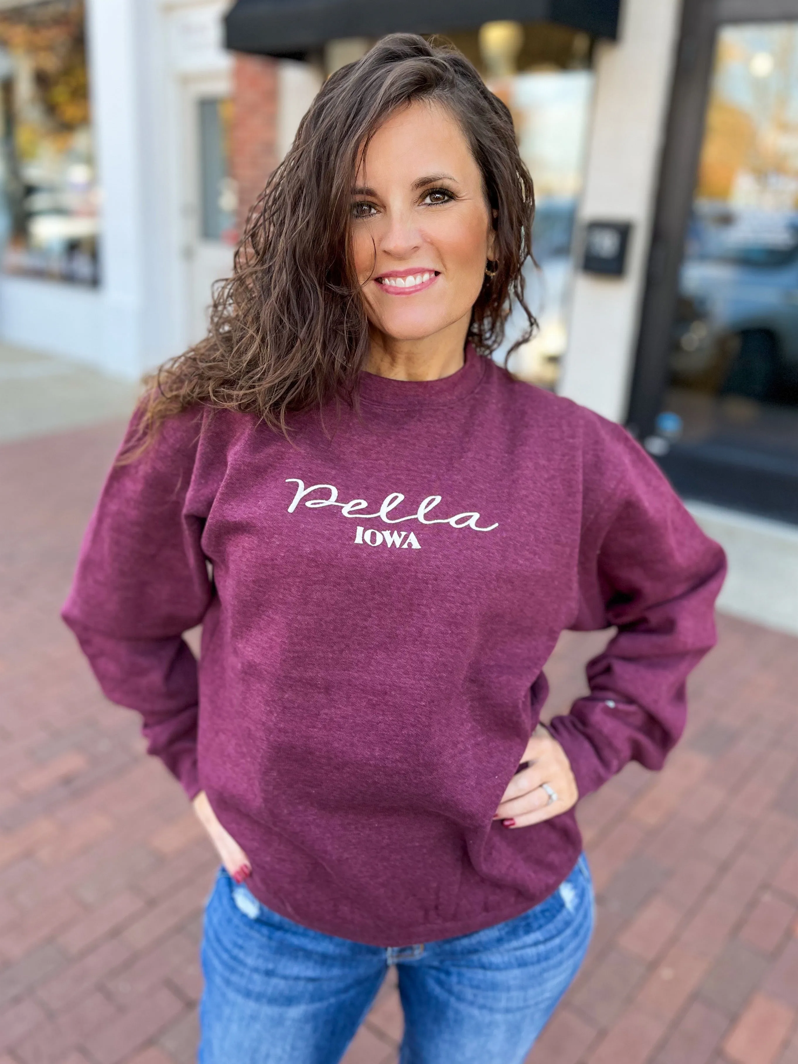 Burgundy Pella Sweatshirt