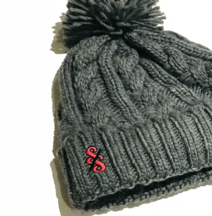 Cable Knit Melange Beanie - nod to the Giro d'Italia