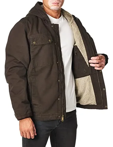 Carhartt Men's Bartlett Jacket (Regular and Big & Tall Sizes), Dark Brown, Large