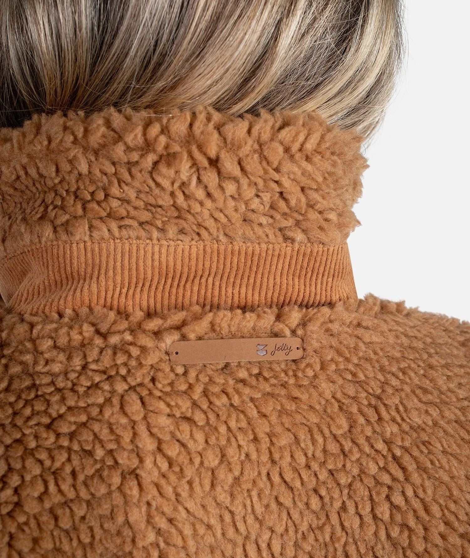 Cedar Hi Pile Fleece Jacket - Camel