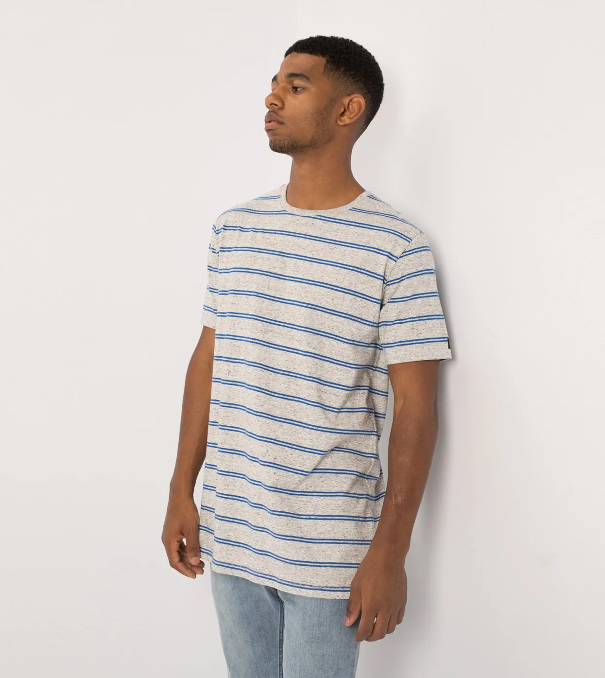 Channel Flintlock Tee Storm Marle/Cobalt