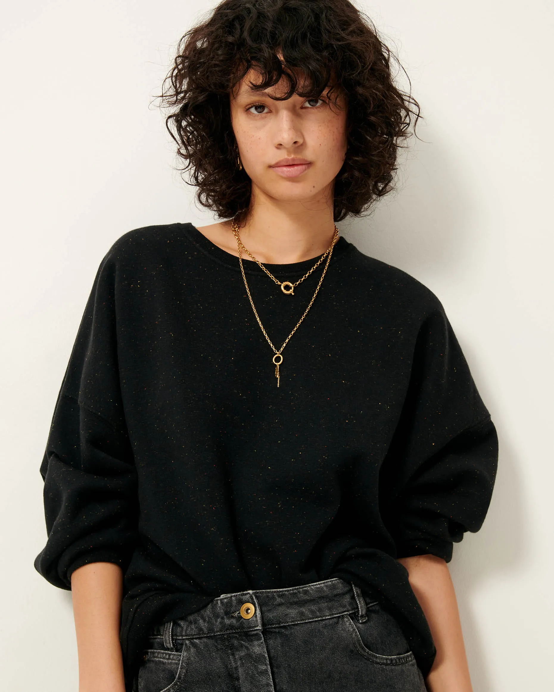 Chebbi Sweatshirt in Black Granite