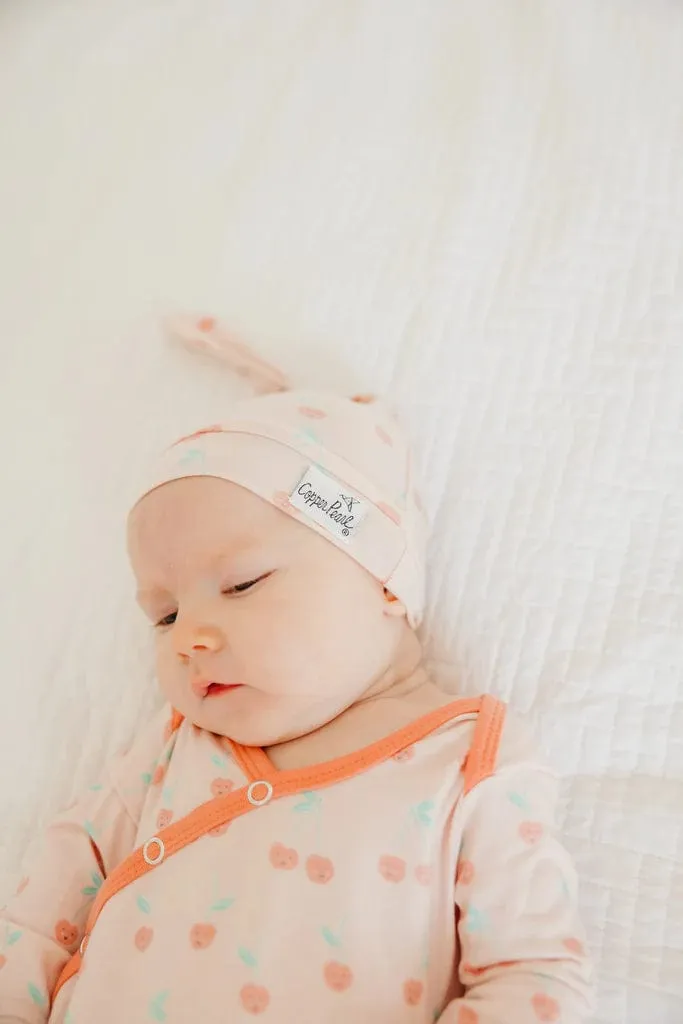 Cheery Top Knot Hat