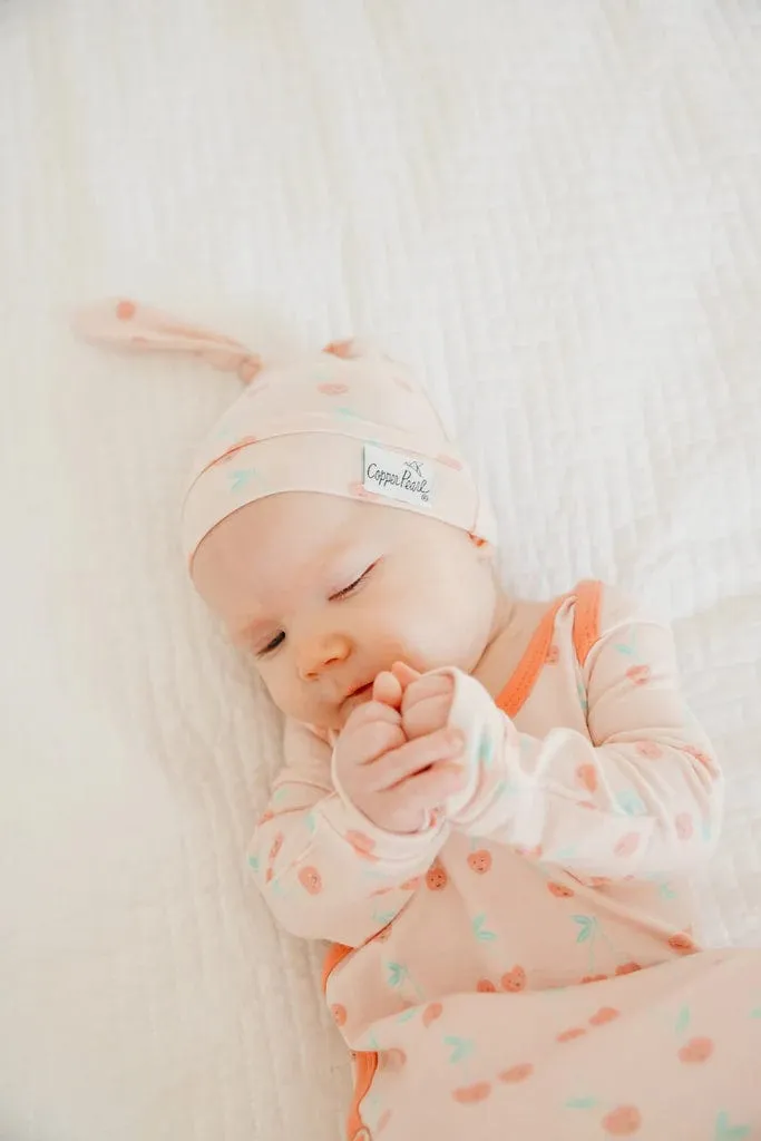 Cheery Top Knot Hat