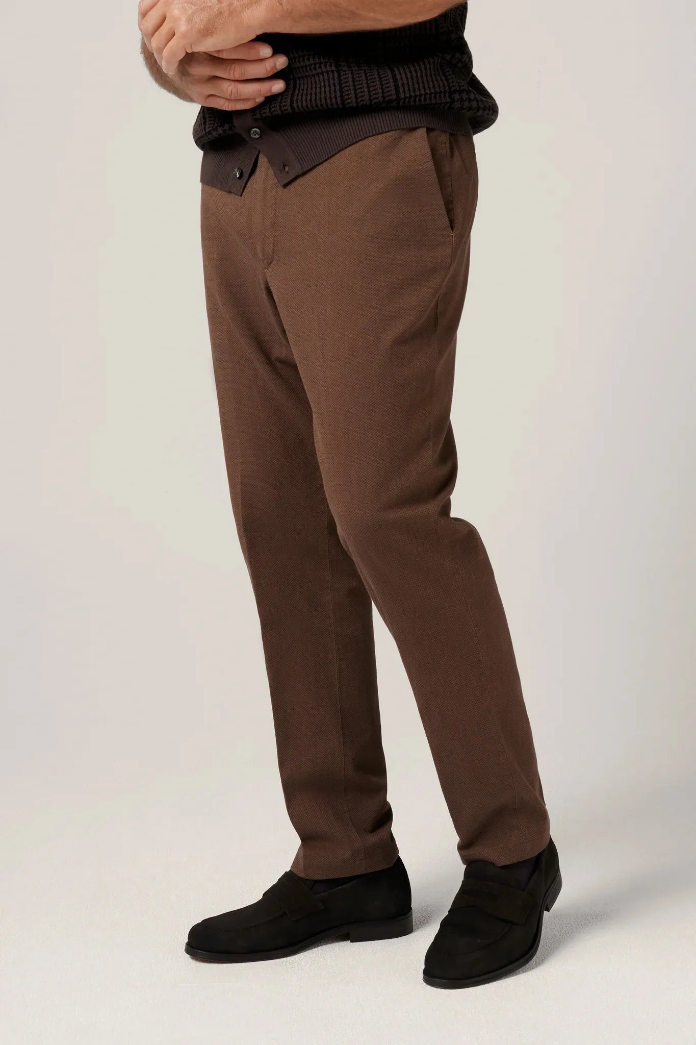 Christian Kimber Italian Melange Chino - Caramel