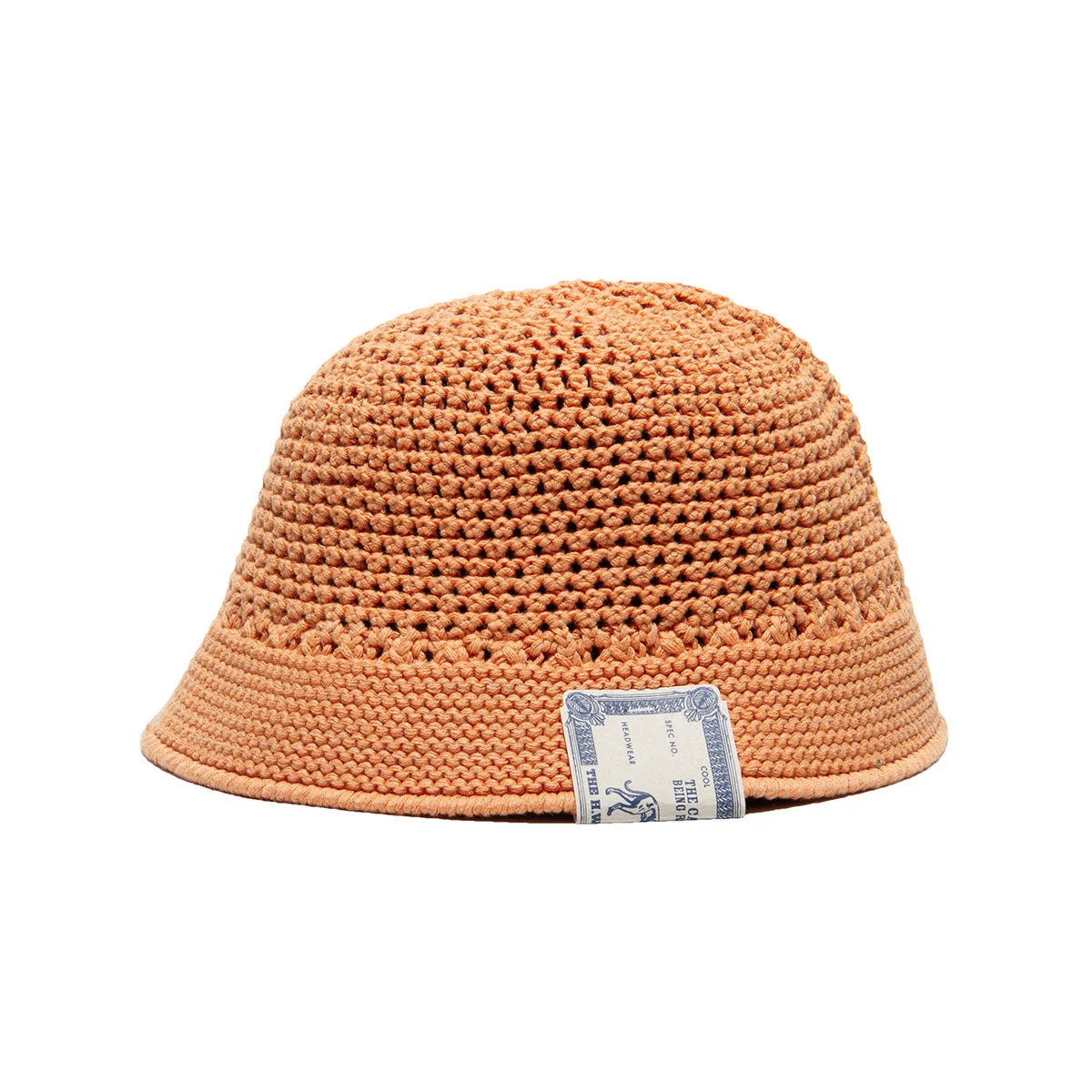 COTTON KNIT HAT - Orange