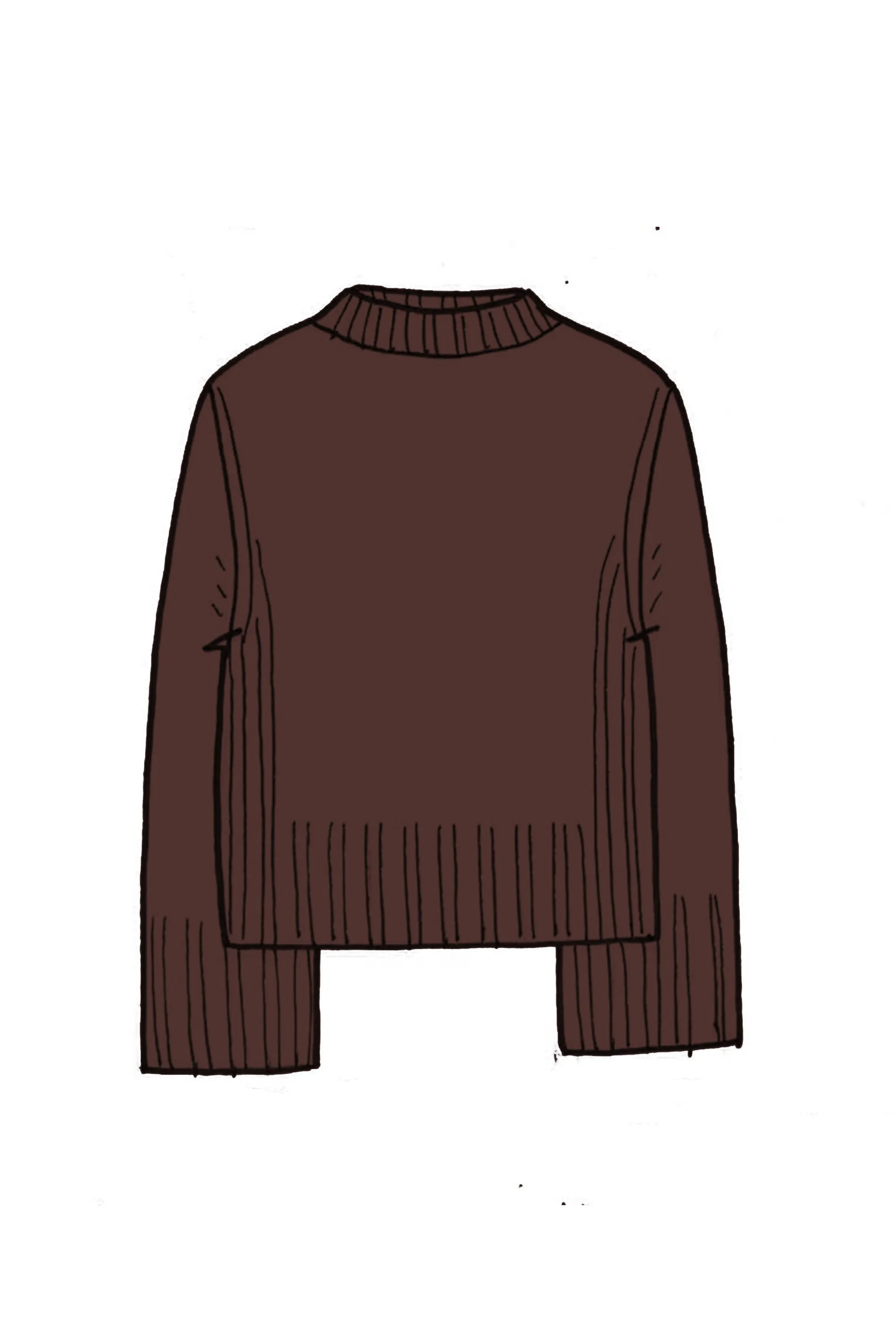 Cropped Cashmere Sweatshirt - Made to Order