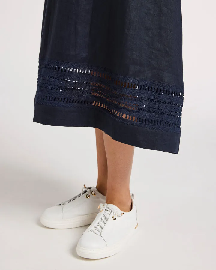 Daisy Skirt in Navy YT25S9556 by Yarra Trail