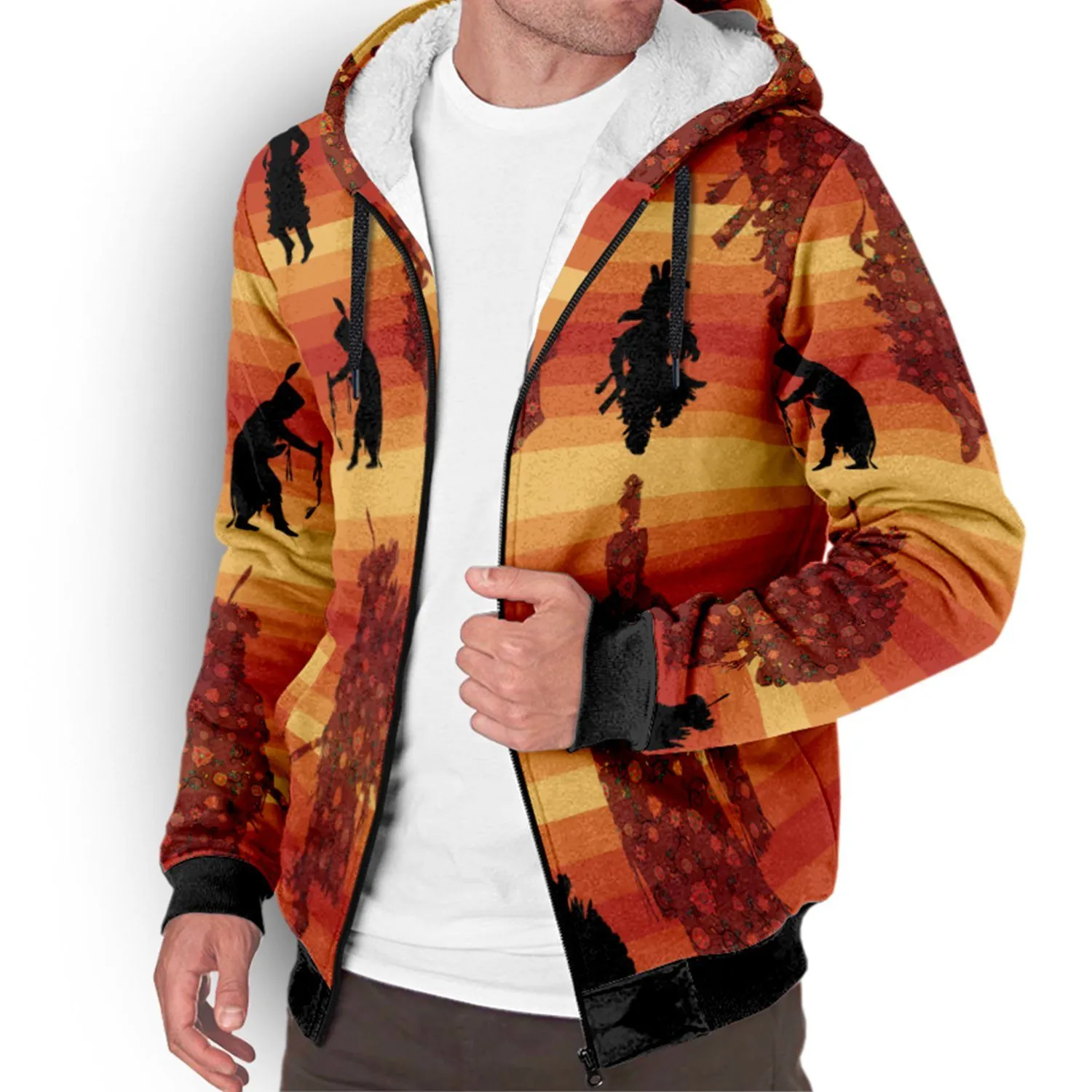 Dancers Brown Sherpa Hoodie