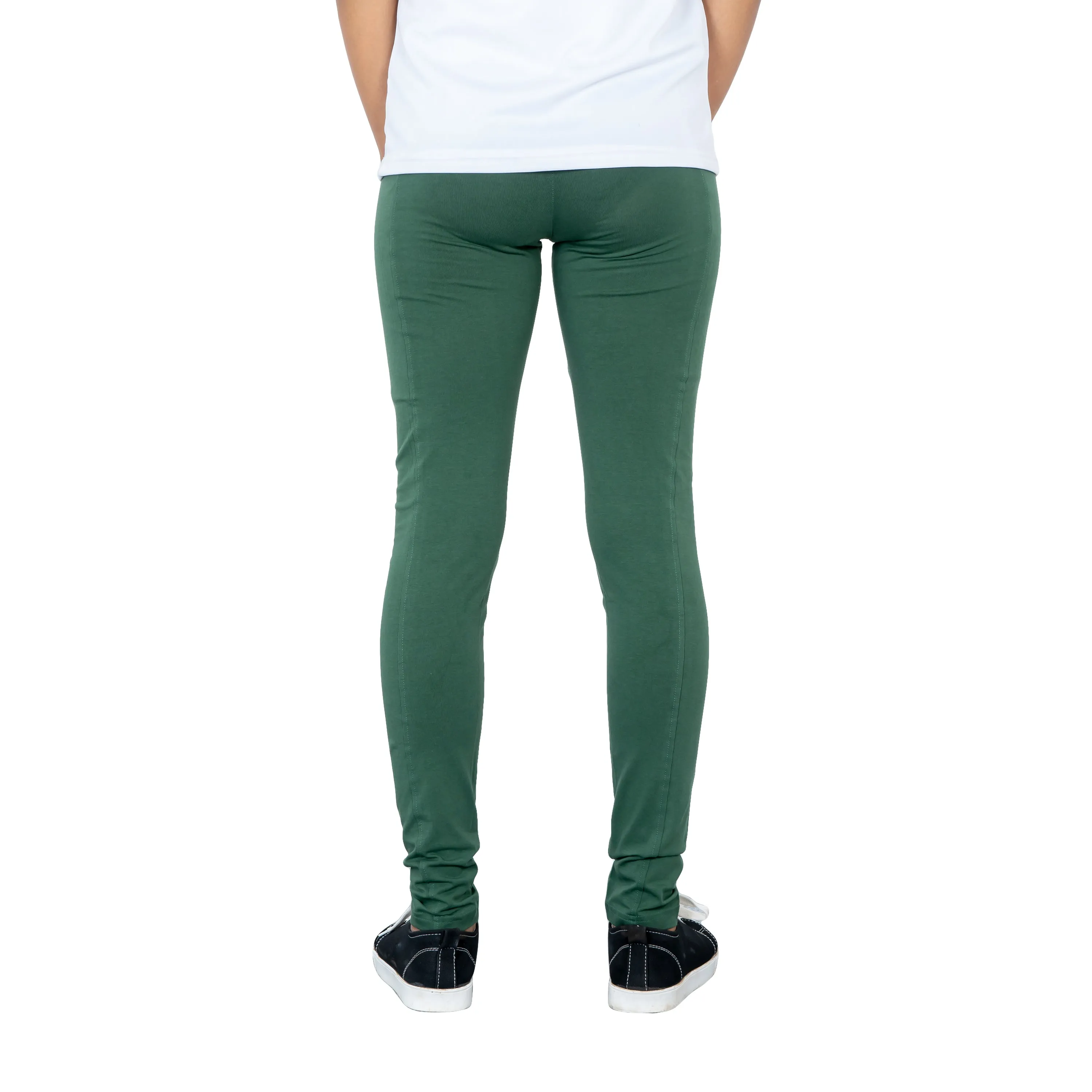 Dark Green Adults Leggings with Pockets [FINAL SALE]