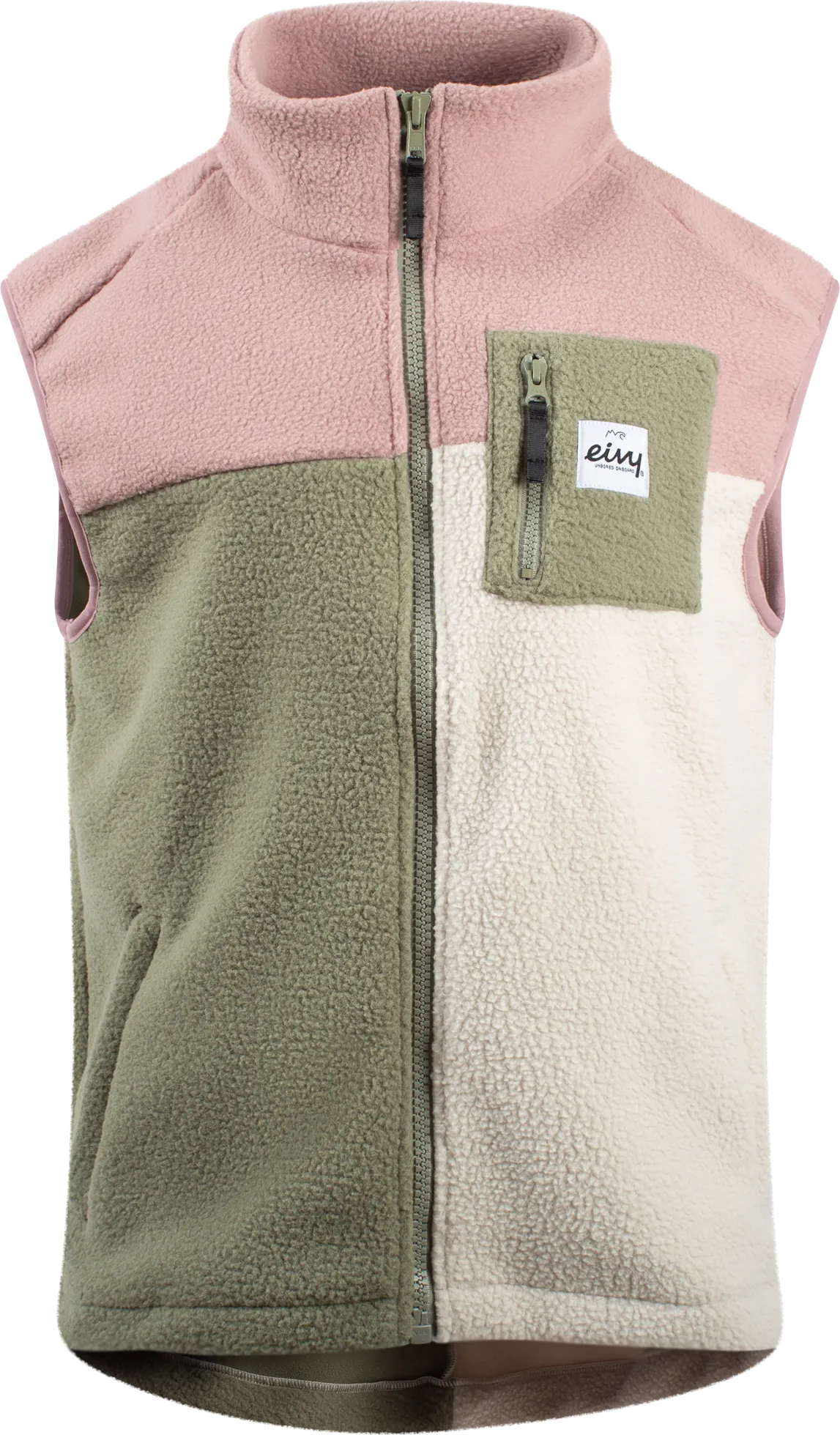 Eivy Women&#x27;s Lumberjackie Sherpa Vest Faded Blocks | Buy Eivy Women&#x27;s Lumberjackie Sherpa Vest Faded Blocks here | Outnorth