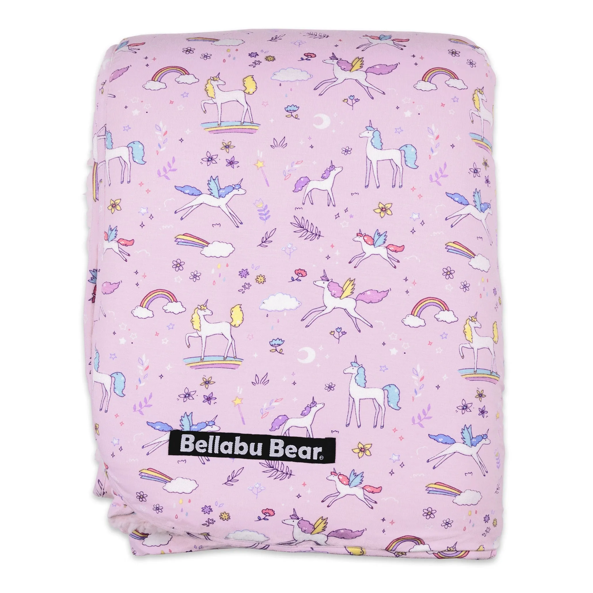 Enchanted Unicorn Bamboo Sherpa Blanket