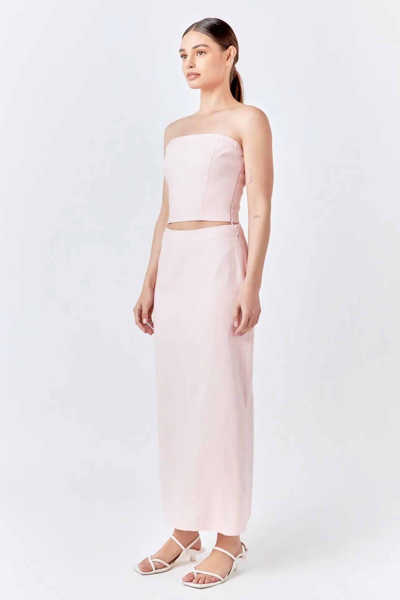 Endless Rose - Linen Maxi Skirt