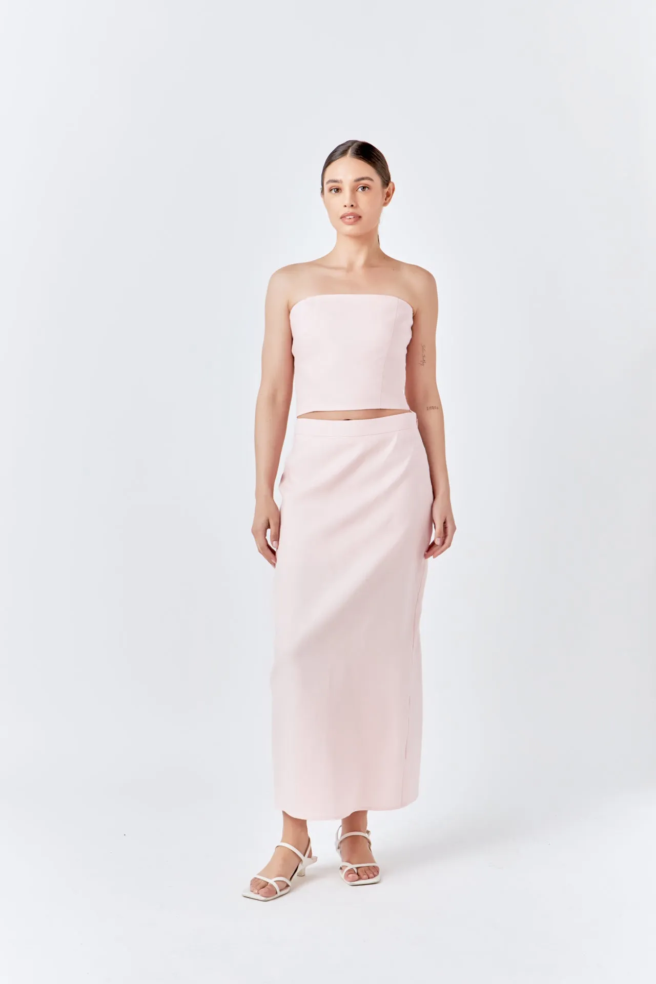 Endless Rose - Linen Maxi Skirt