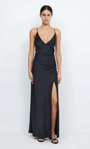 ETERNITY V MAXI DRESS - BLACK