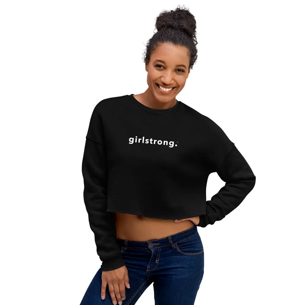 EVERYDAY FLEECE CROPPED SWEATSHIRT BLACK