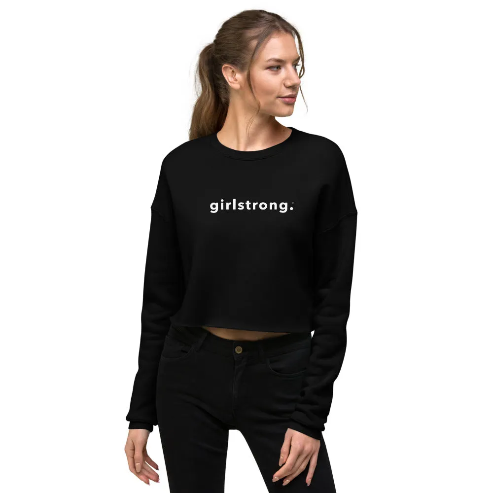 EVERYDAY FLEECE CROPPED SWEATSHIRT BLACK