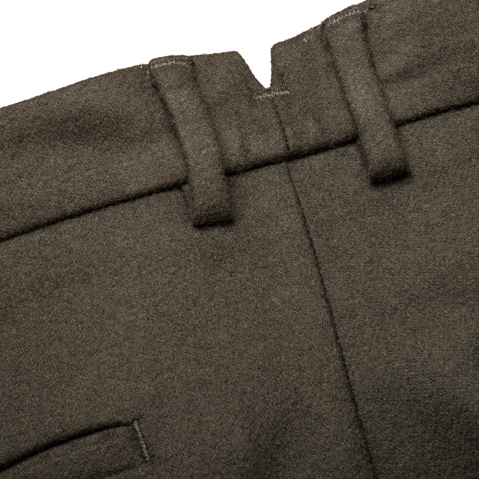 Felted Wool Tailored Chinos