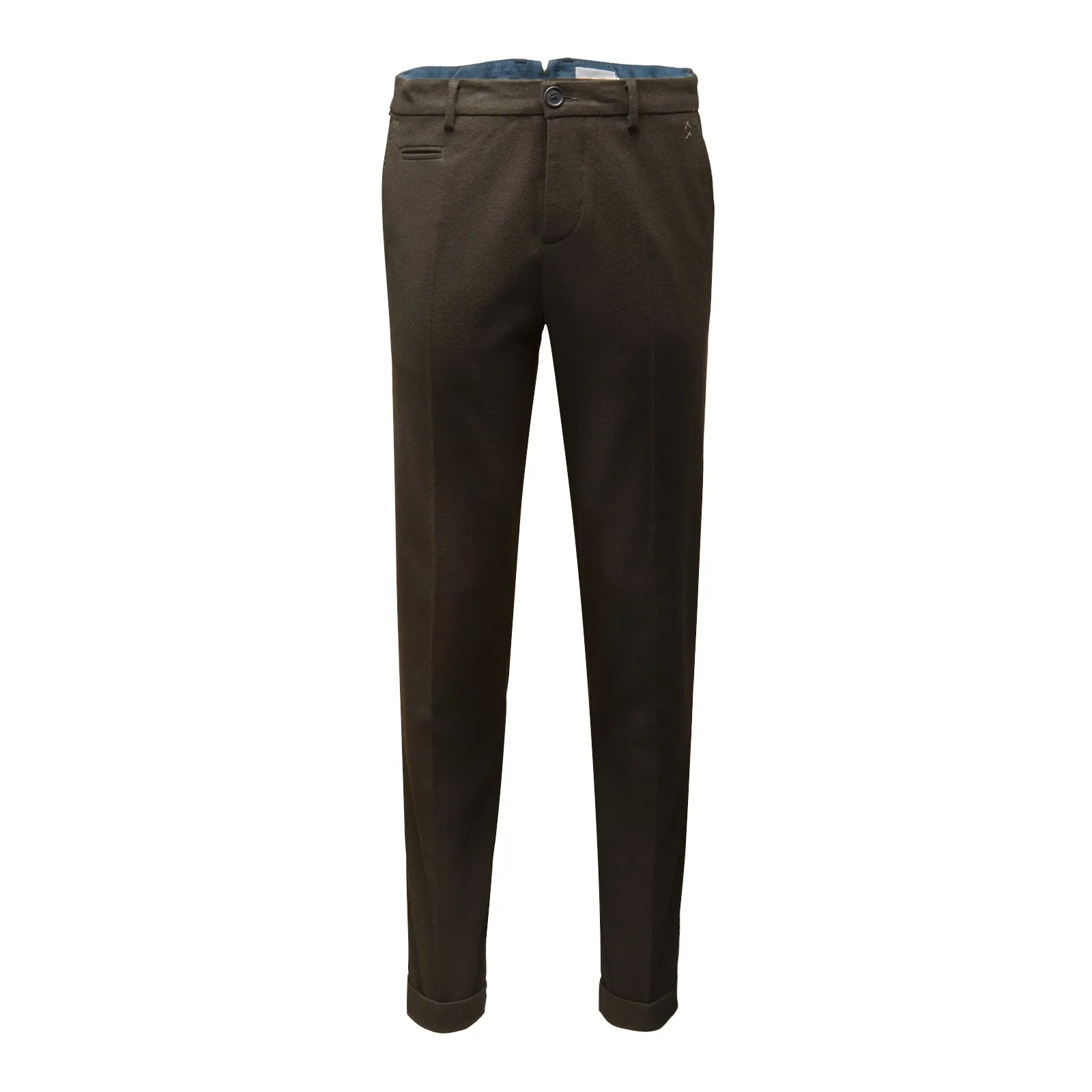 Felted Wool Tailored Chinos