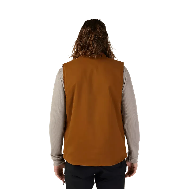 Fox Source Sherpa Vest Nutmeg Brown