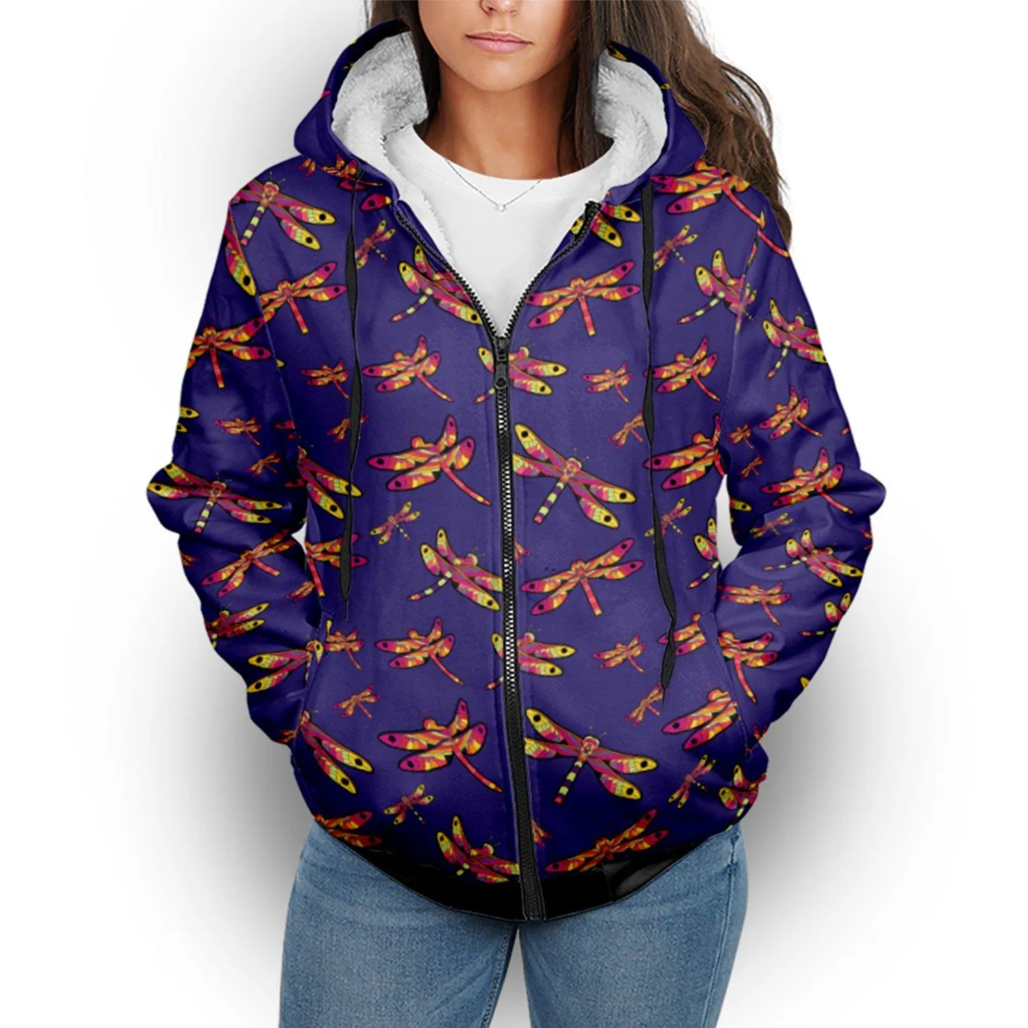 Gathering Purple Sherpa Hoodie