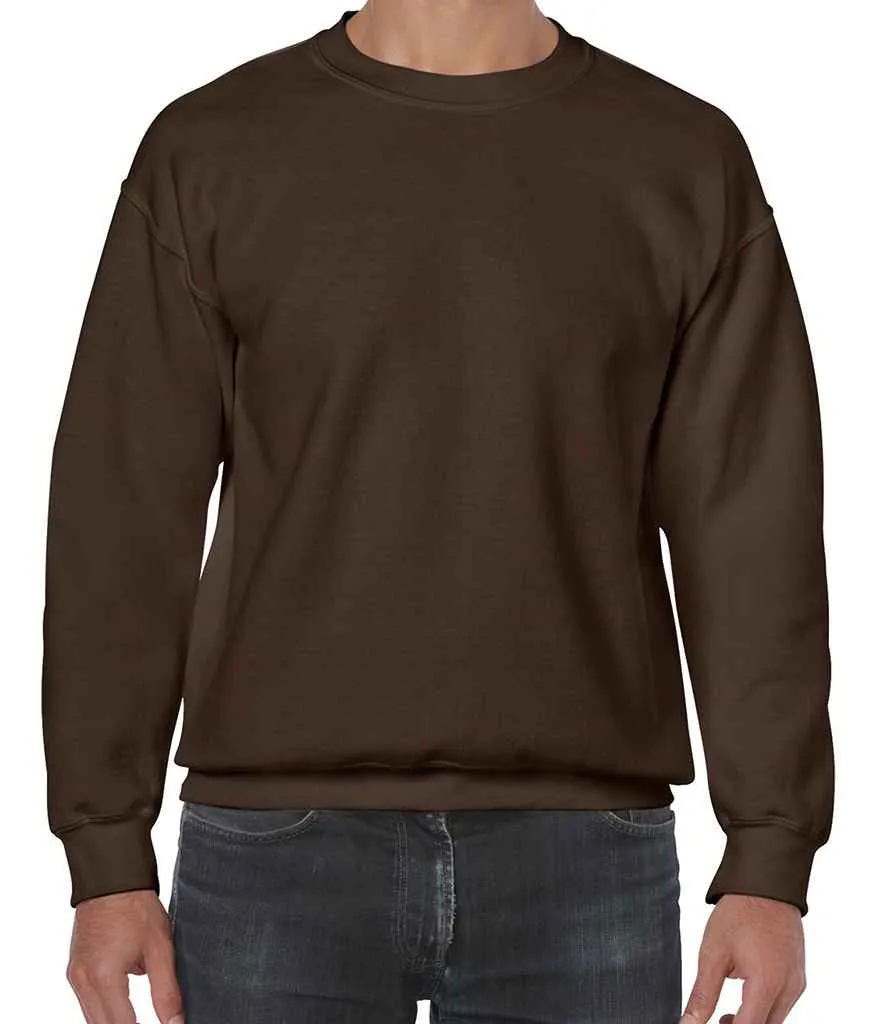 Gildan Heavy Blend Sweatshirt - Brown, Green, Yellow, Orange