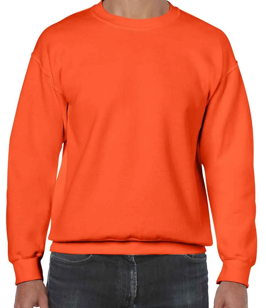 Gildan Heavy Blend Sweatshirt - Brown, Green, Yellow, Orange