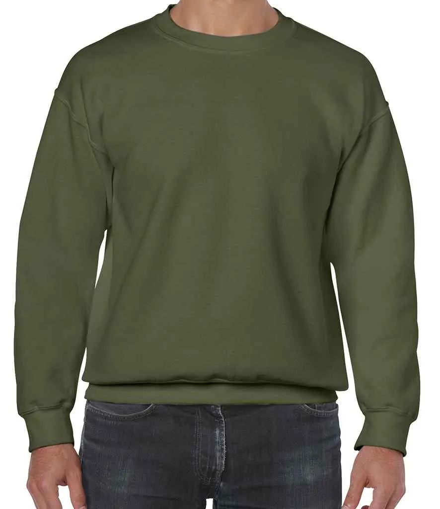 Gildan Heavy Blend Sweatshirt - Brown, Green, Yellow, Orange