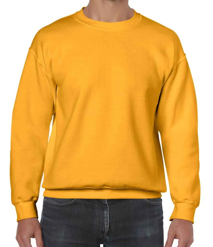 Gildan Heavy Blend Sweatshirt - Brown, Green, Yellow, Orange