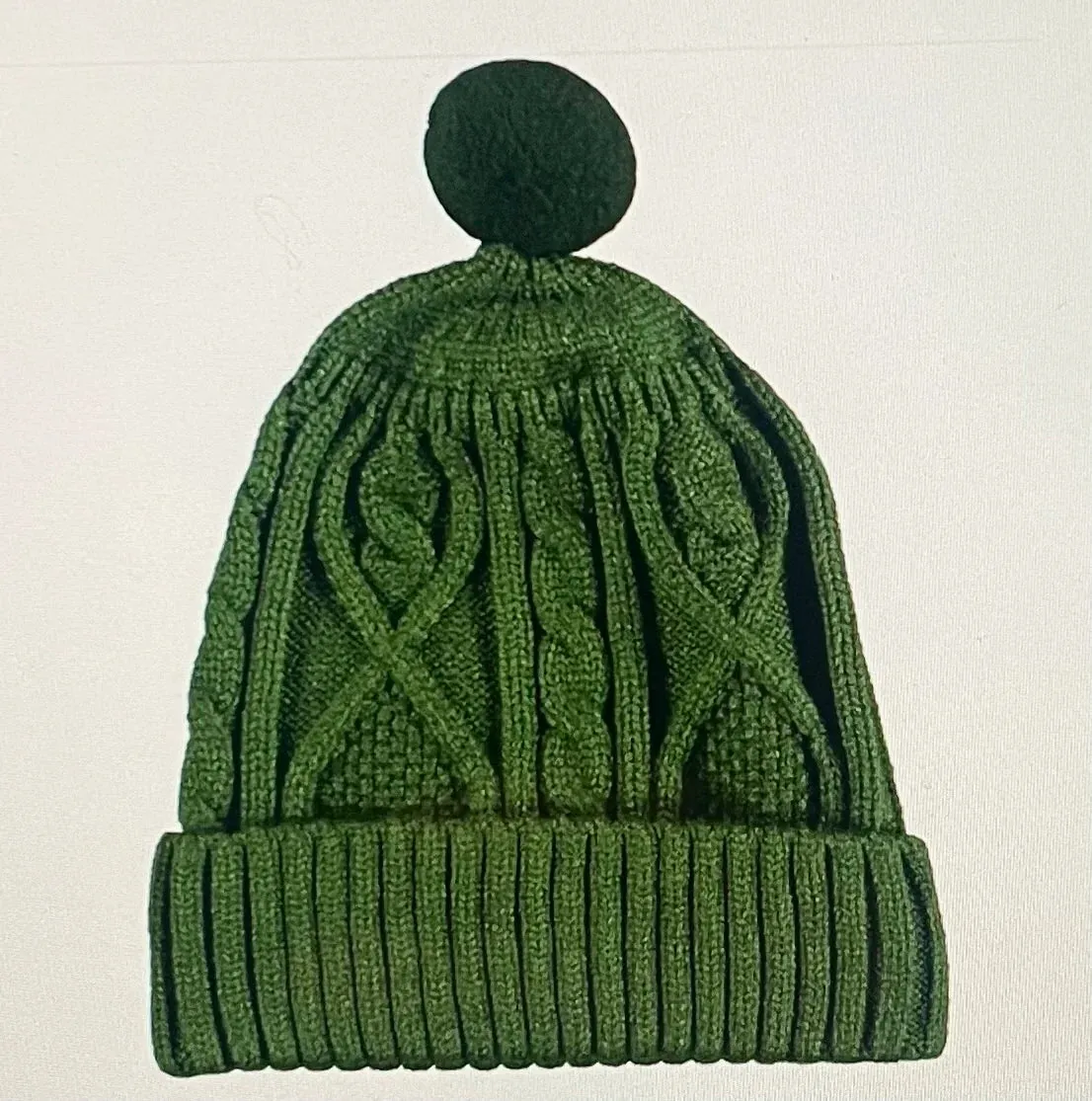 Green Maddy Knit Hat